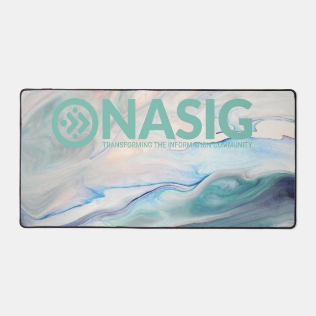 Logo desk pad with background (green) (Front)