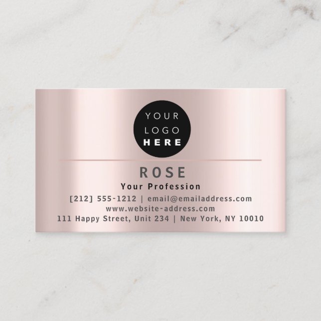 Logo Discount Logo Thank Rose US American Flag Appointment Card (Front)