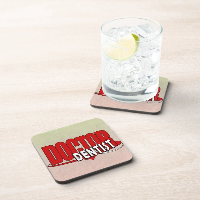 LOGO DOCTOR  DENTIST COASTER (Right Side)
