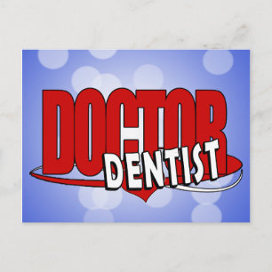 LOGO DOCTOR  DENTIST POSTCARD