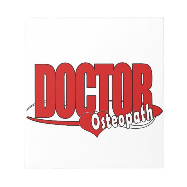 LOGO DOCTOR OSTEOPATH NOTEPAD (Front)