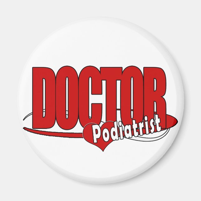 LOGO DOCTOR PODIATRIST MAGNET (Front)