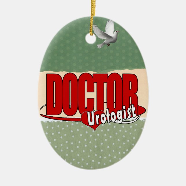 LOGO DOCTOR UROLOGIST CERAMIC ORNAMENT (Front)