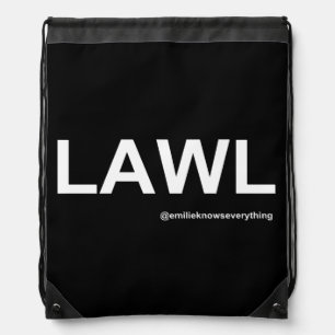 Logo Drawstring Backpack