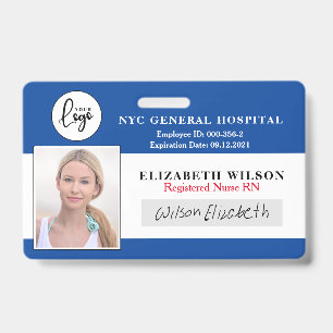 Logo Employee Photo ID Badge