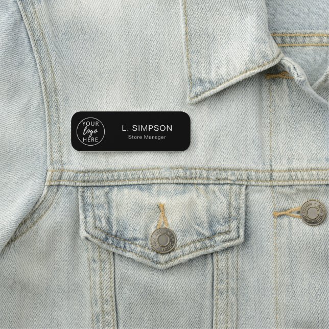 Logo Employee Staff Magnetic Name Tag (In Situ)