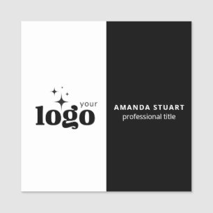 Logo Employee Staff Magnetic or Pin Name Tag