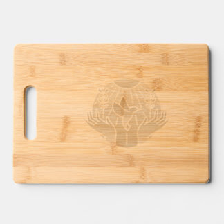 logo engraved cutting board