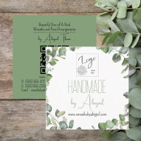 Logo Eucalyptus Handmade Handcrafted QR Code