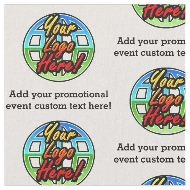 Logo / Event Fabric Printing, Printed by the Yard (Close Up)