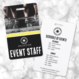 Logo Event Staff Badge