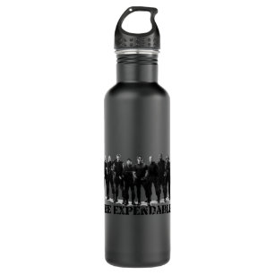 Logo Fashion Rocky  Actor The Band Balboa  Poster Stainless Steel Water Bottle