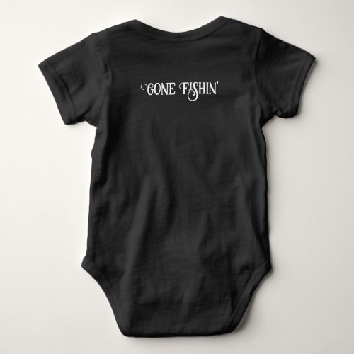 Logo Fishing Baby Bodysuit