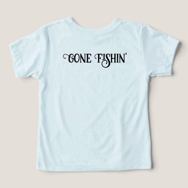 Logo Fishing Toddler T-shirt (Design Back)