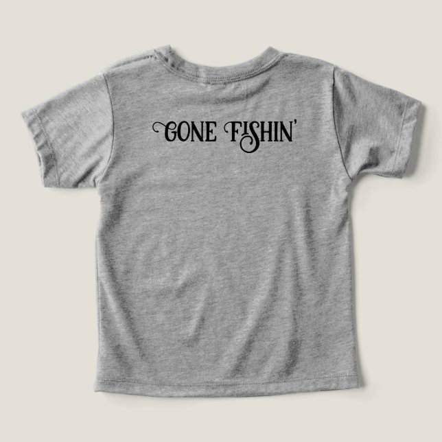 Logo Fishing Toddler T-shirt (Design Back)