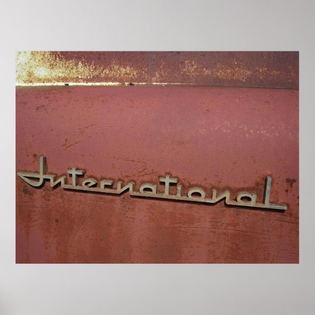 LOGO for 1940's ERA INTERNATIONAL HARVESTER TRUCK Poster (Front)