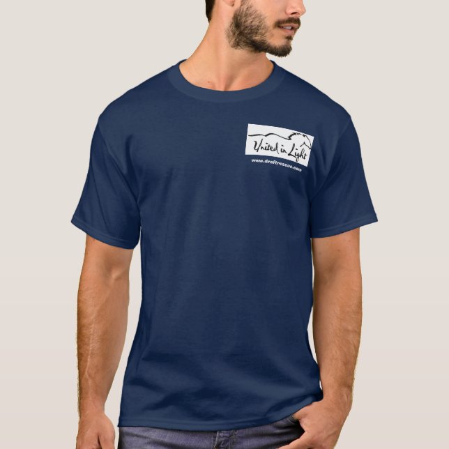 Logo front w/ Photo of Knight on back T-Shirt (Front)