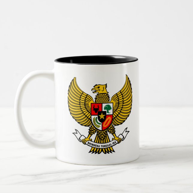 logo garuda Two-Tone coffee mug (Left)