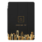 Logo gold city skyline black business real estate iPad pro cover Logo gold city skyline black business real estate iPad pro cover
