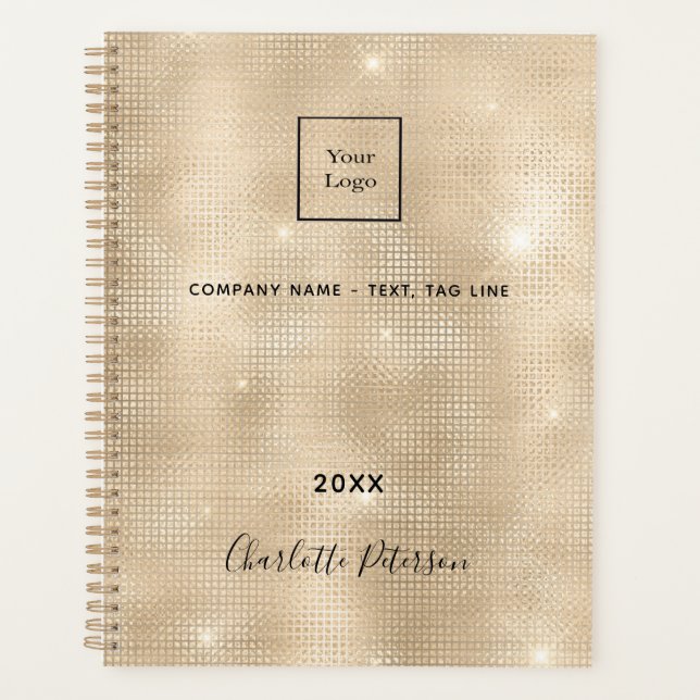 Logo gold name business planner (Front)