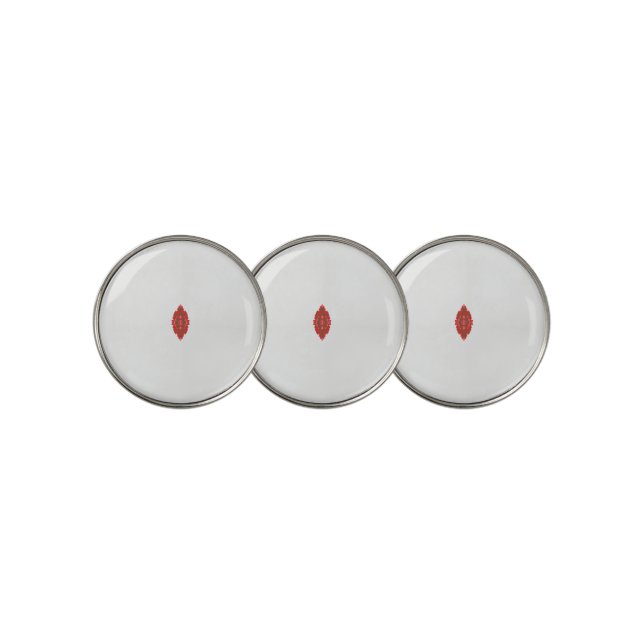 Logo Golf Ball Markers | Unique | Design | Monogra (3 Up)