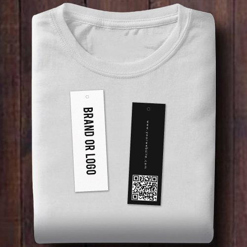 Logo Hang Tag Clothing Label Swing QR Code