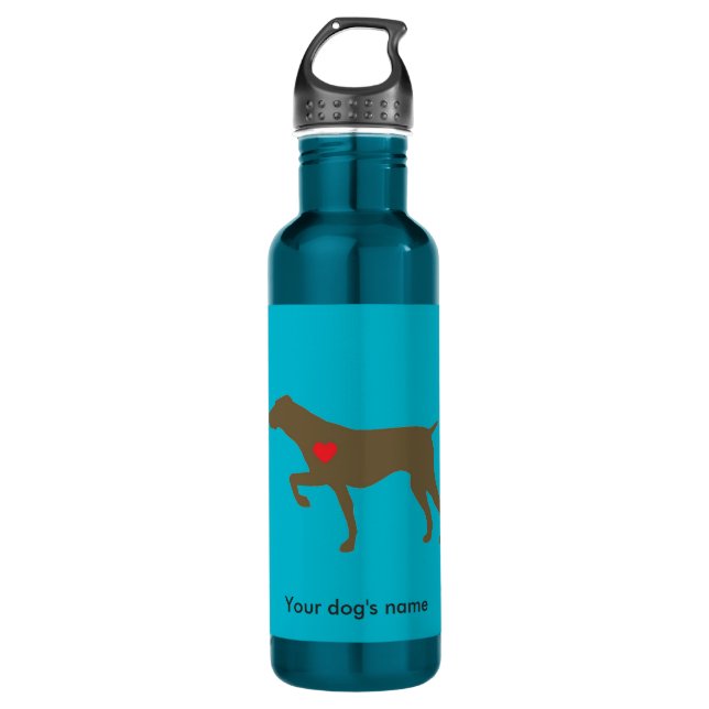 Logo Heart Water Bottle (Front)