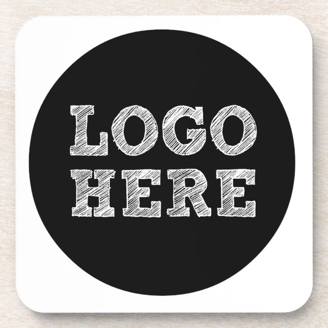 Logo Here Beverage Coaster (Front)