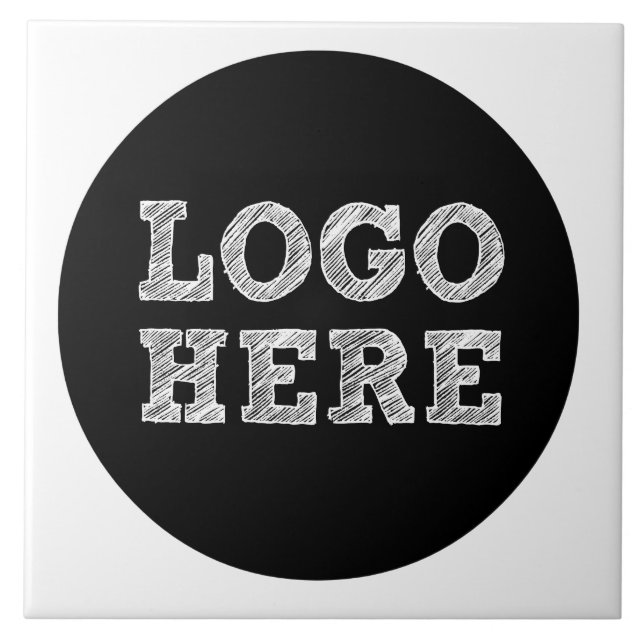 Logo Here Ceramic Tile (Front)