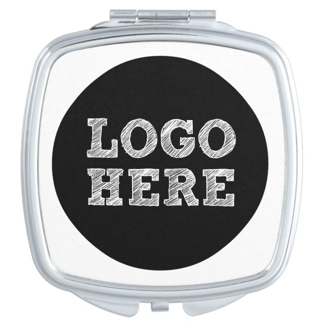 Logo Here Compact Mirror (Front)