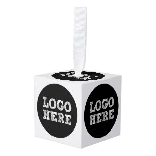 Logo Here Cube Ornament