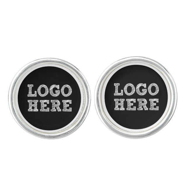Logo Here Cufflinks (Front)