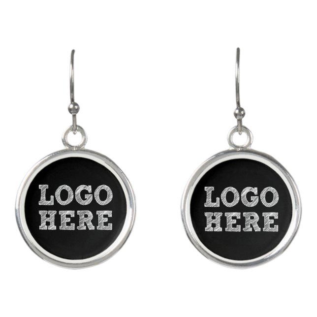 Logo Here Earrings (Front)