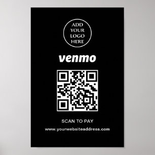 Logo Here Scan To Pay Business Company Corporate Poster