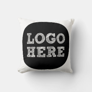 Logo Here Throw Pillow