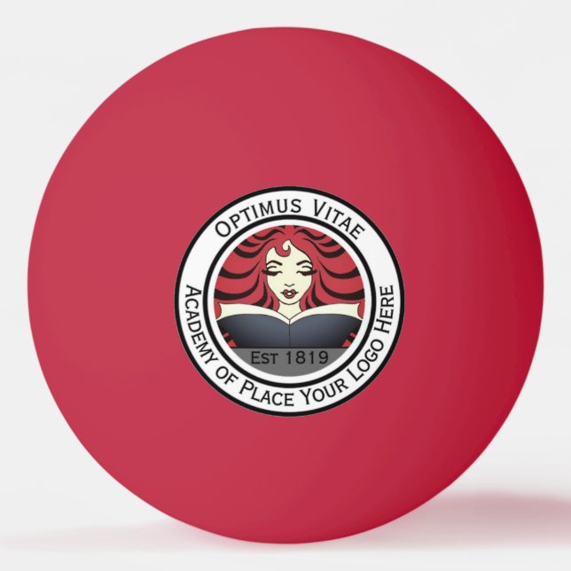 Logo Image Business Ping Pong Ball (Front)