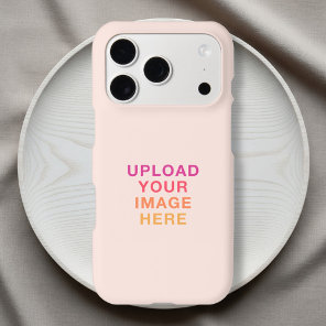 Logo Image Business Simple Blush Pink iPhone 17 Pro Case