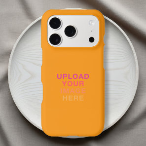 Logo Image Business Simple Orange iPhone 17 Pro Case