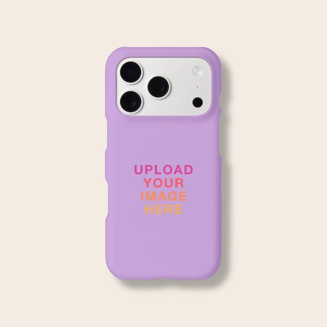 Logo Image Business Simple Purple iPhone Case (Creator Uploaded)
