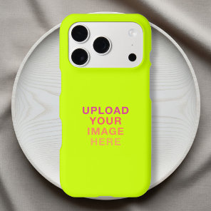 Logo Image Business Simple Vibrant Green iPhone 17 Pro Case