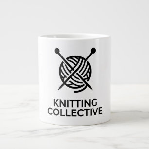 Logo Knitting Collective Ball of Yarn Giant Coffee Mug