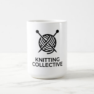 Logo Knitting Collective Yarn Ball Coffee Mug