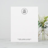 Logo Letterhead Business Stationary Template (Standing Front)