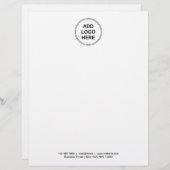 Logo Letterhead Business Stationary Template (Front/Back)