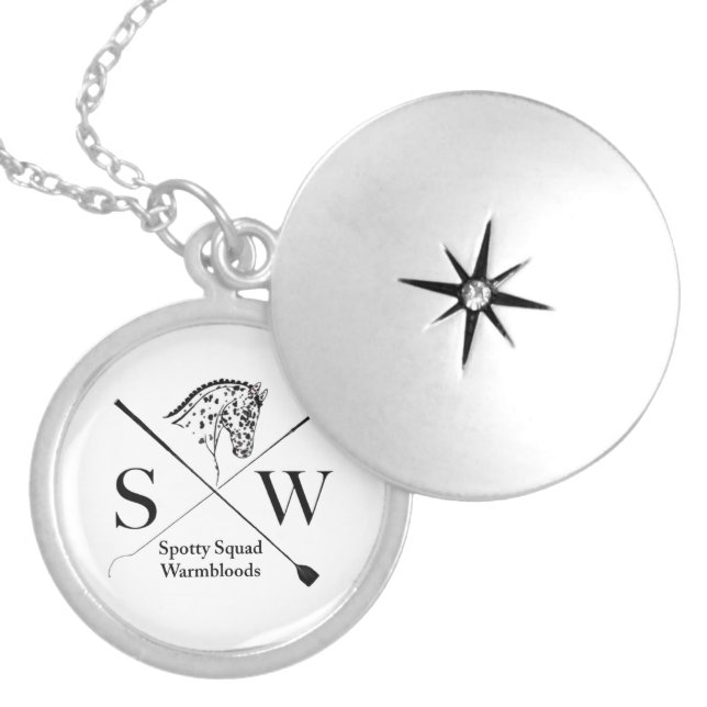 Logo Locket Necklace (Front)