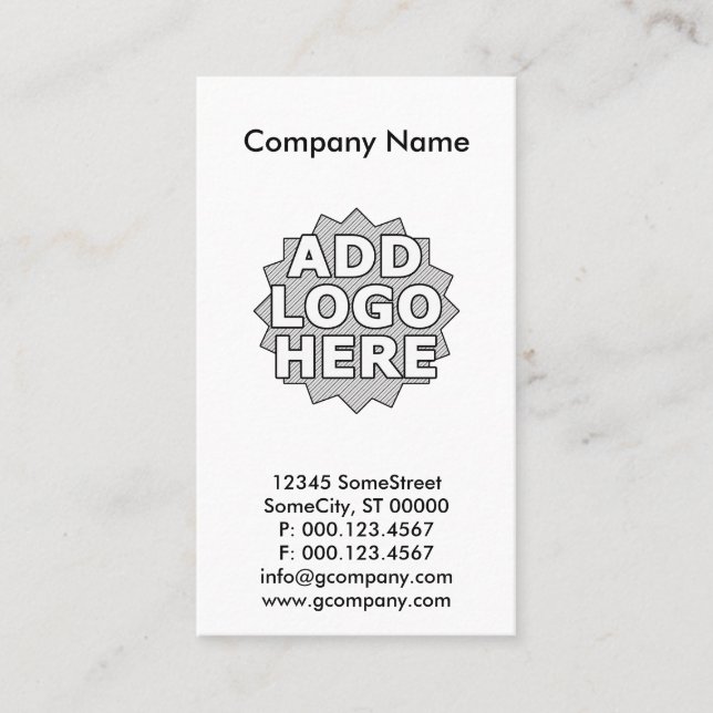 logo loyalty rewards card (Front)