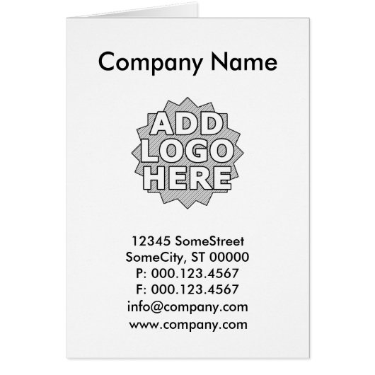 logo loyalty rewards card (Front)