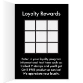 logo loyalty rewards card (Inside (Right))