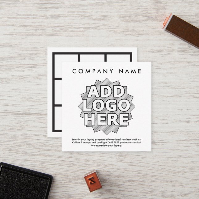 logo loyalty rewards square (Front/Back In Situ)