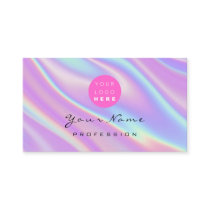 Logo Makeup Artist Hair Nails Holograph Abstract Business Card Logo Makeup Artist Hair Nails Holograph Abstract Business Card